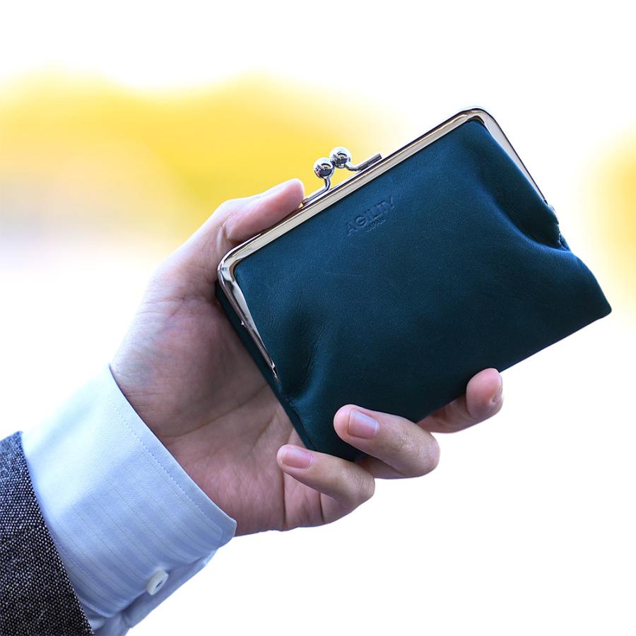 AGILITY（アジリティ） がま口財布 二つ折り財布 メンズ レディース