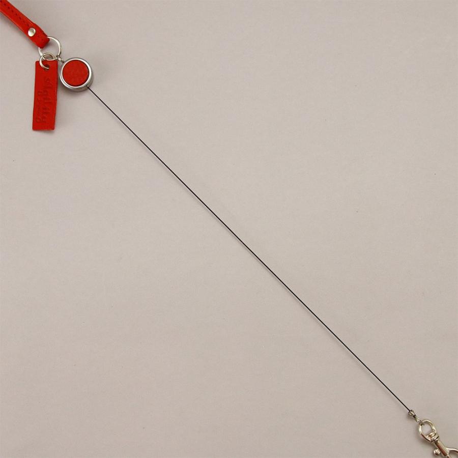 【ネコポス】ネックストラップ 革 IDケース別売 リール付き AGILITY affa アジリティ アッファ リールネックストラップ[M便 3/3] | AGILITY | 11