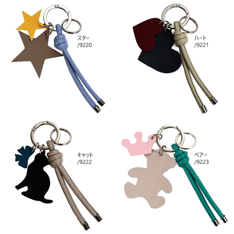 【ネコポス】レザーチャーム バッグチャーム カラビナ かわいい レディース 本革 レザー AGILITY affa アジリティ アッファ チャームキーホルダー[M便 4/5] | AGILITY | 06