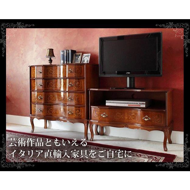 テレビ台 87cm イタリア製 32インチ対応 完成品 猫脚 イタリア家具