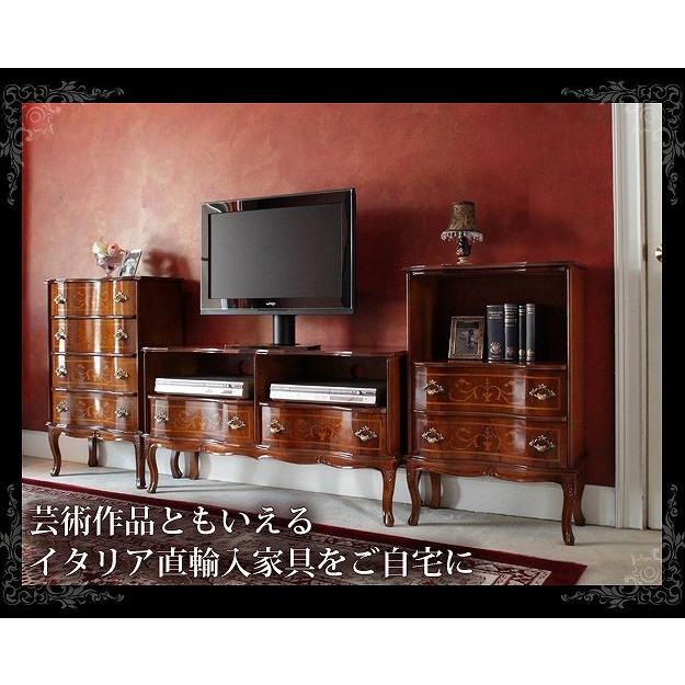 テレビ台 110cm イタリア製 43インチ対応 猫脚 完成品 イタリア家具 