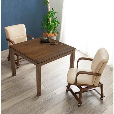 ダイニングこたつ 90×90cm 単品 2段階高さ調節 手元コントローラー ダイニングこたつ 90×90cm 単品 2段階高さ調節 手元コントローラ