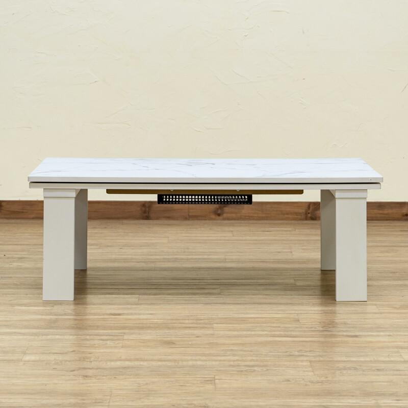 こたつ 105×60cm 大理石調 ホワイト 白 マーブル模様 コタツ こたつ 105×60cm 大理石調 ホワイト 白 マーブル模様 コタツ