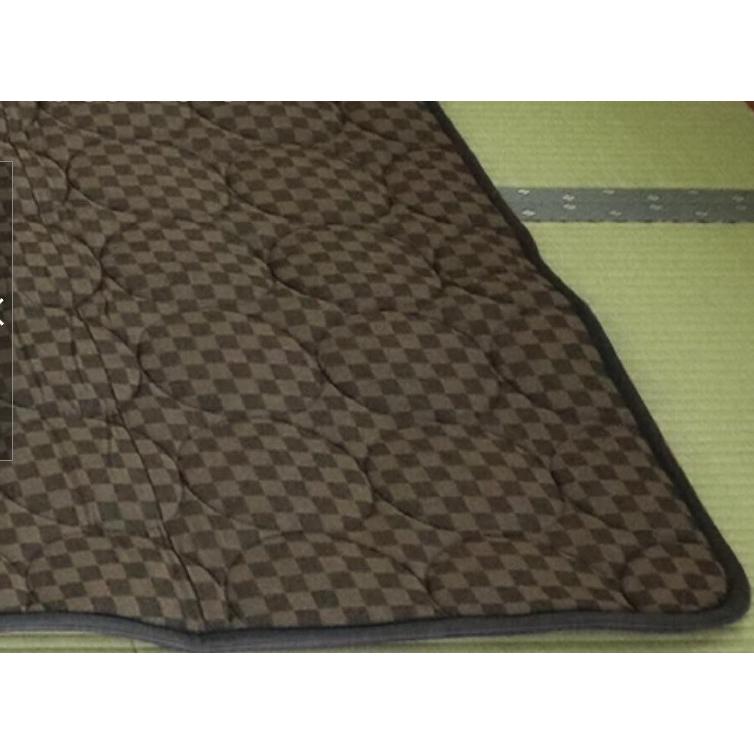 こたつ掛布団＆敷布団 2点セット 75×105cm~85×135cm対応 市松模様 格子  