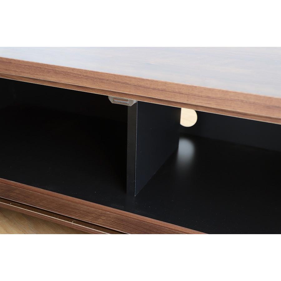 テレビ台140cm 60インチ対応 完成品 ウォルナットブラウン 日本製