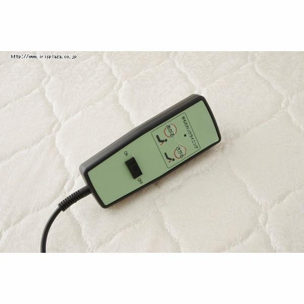 電動リクライニングベット  シングルベット  15cm  折りたたみベット 電動リクライニングベッド マット15cm厚 リモコン・キャスター付き