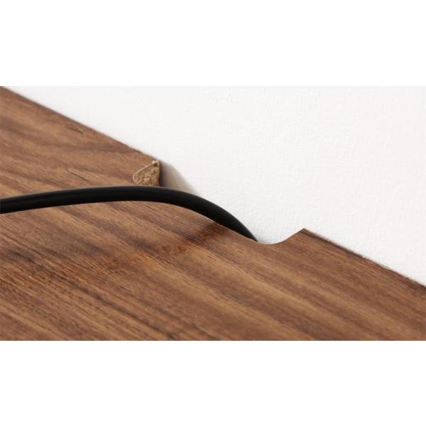 耐震ポール付き　lowya 140cm テレビ台　ウォールナット 耐震ポール付き lowya 140cm テレビ台 ウォールナット LOWYAの