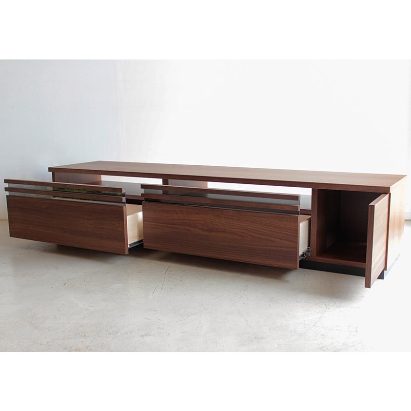 テレビ台180cm 75インチ対応 完成品 ブラウン 日本製 シックハウス対応