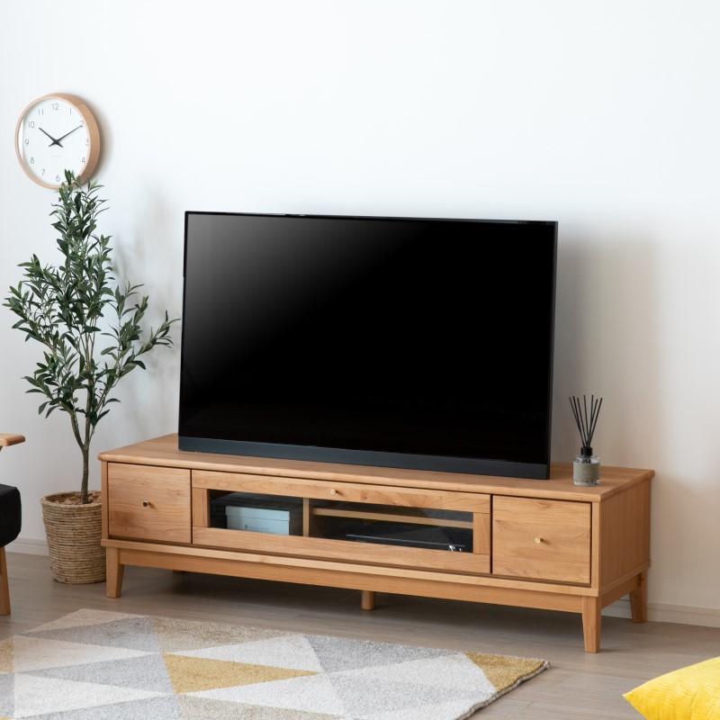 テレビ台150cm 65インチ対応 簡易組立 ナチュラル テレビボード TV台