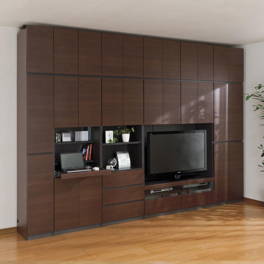 テレビ台 120cm 50インチ対応 ダークブラウン ハイタイプ テレビボード