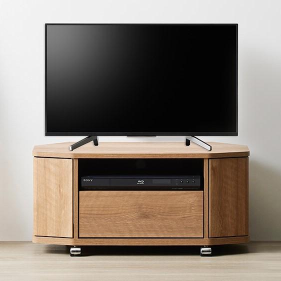テレビ台 79cm 32インチ対応 コーナー・平面置き対応型 キャスター付き