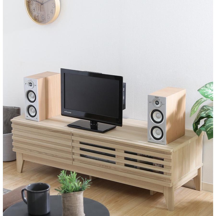 テレビ台120cm 50インチ対応 格子柄 ナチュラル テレビボード TV台 TV