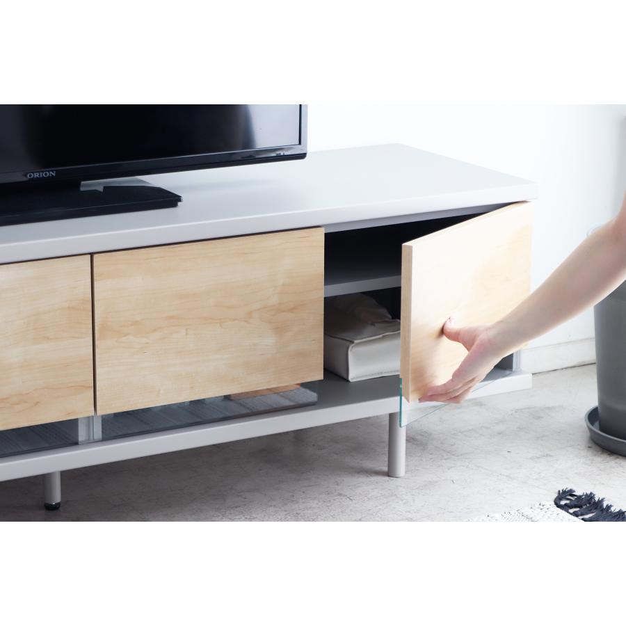 テレビ台150cm 65インチ対応 簡易組立 シックハウス対応 グレー