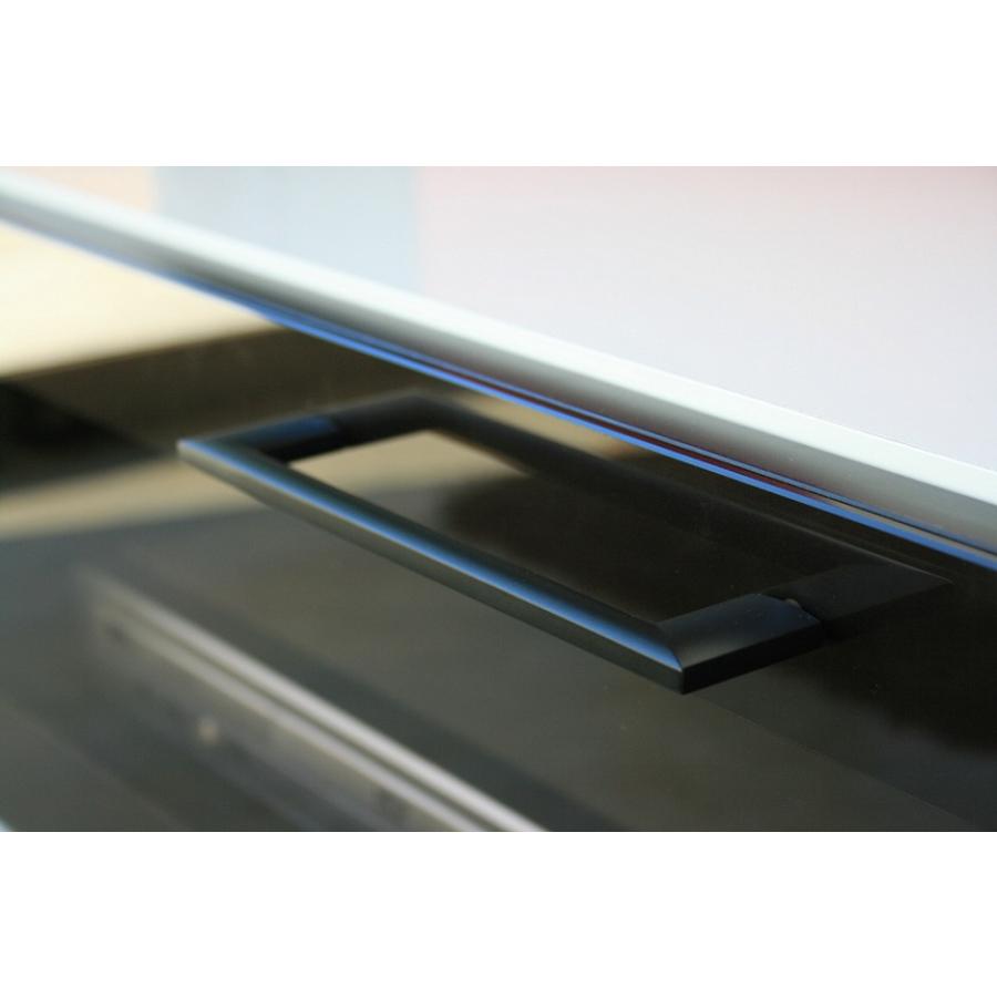テレビ台170cm 75インチ対応 完成品 ホワイト＆ブラック 日本製