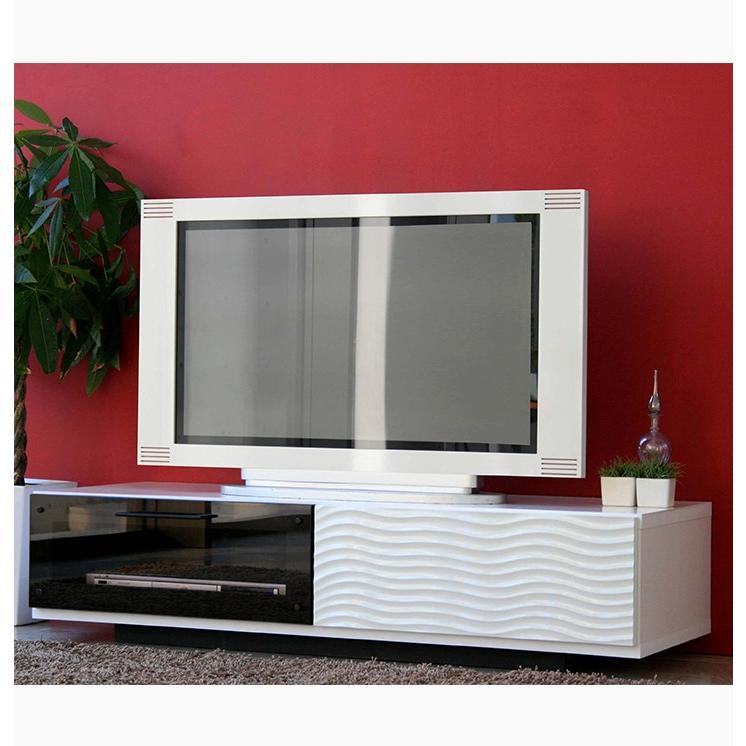テレビ台120cm 50インチ対応 完成品 ホワイト＆ブラック 日本製