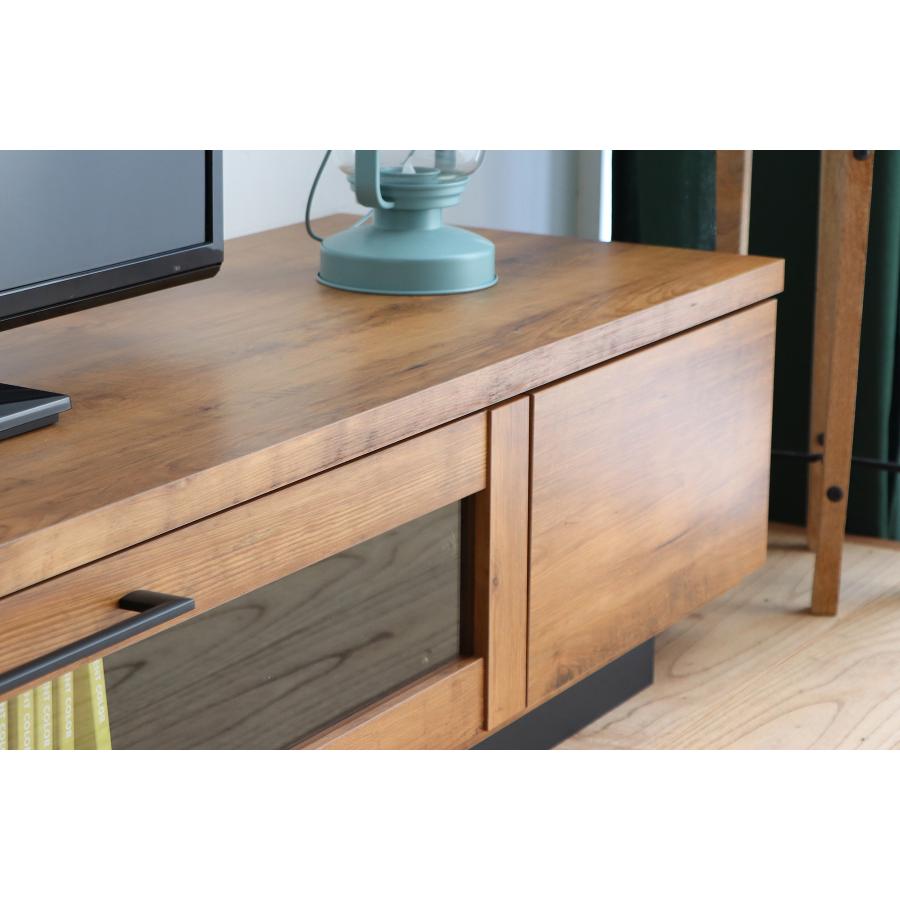 ［美品］テレビボード　ナチュラル　完成品 テレビ台180cm 75インチ対応 完成品 ライトブラウン 日本製