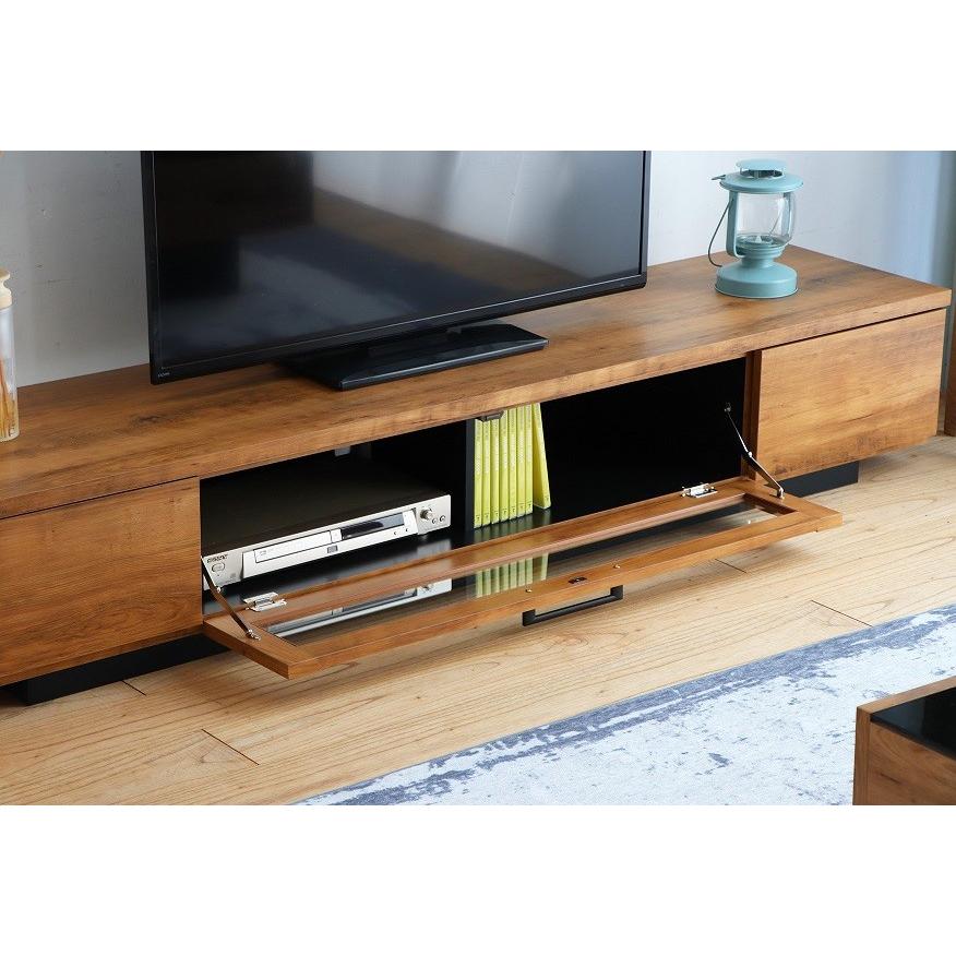 テレビ台180cm 75インチ対応 完成品 ライトブラウン 日本製