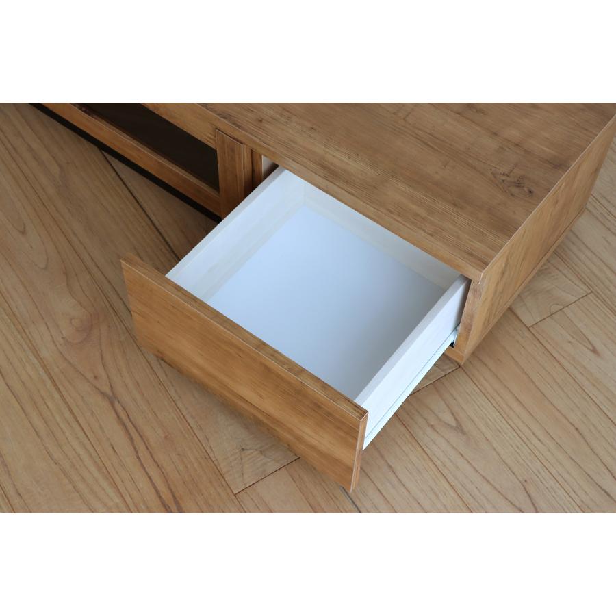 テレビ台180cm 75インチ対応 完成品 ライトブラウン 日本製