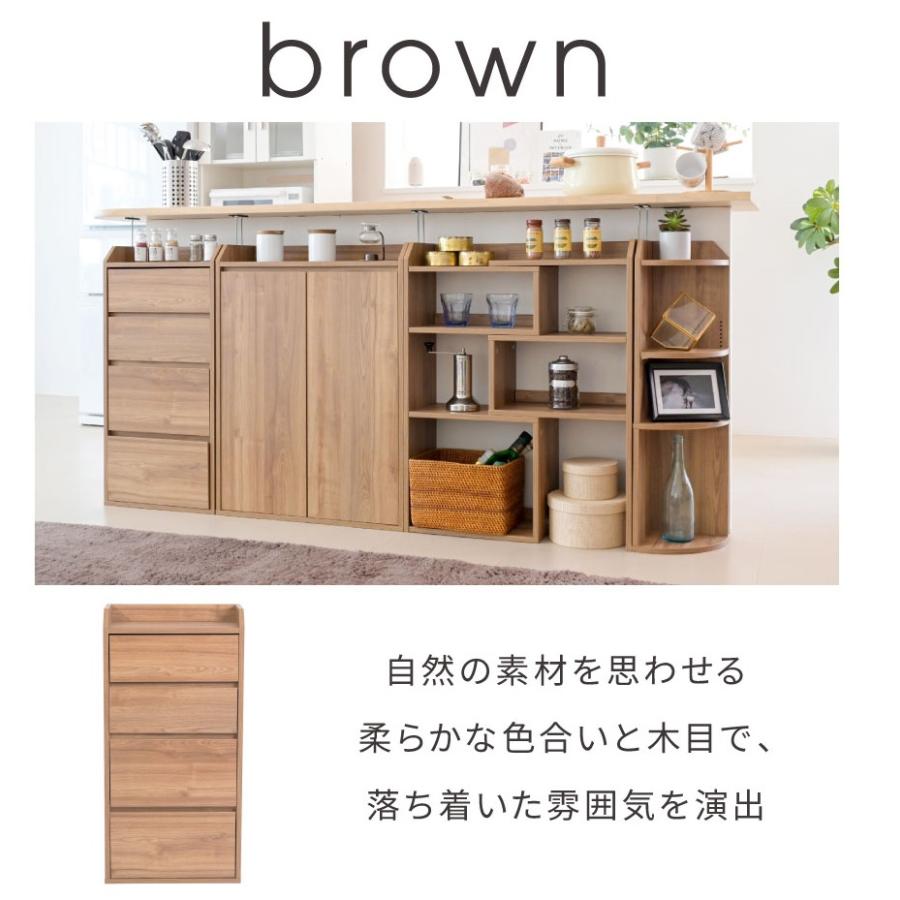 カウンター下収納 チェスト キッチンラック 扉付き 地震対策 転倒防止 薄型 幅 カウンター下収納 チェスト キッチンラック 扉付き 地震対策 転倒防止