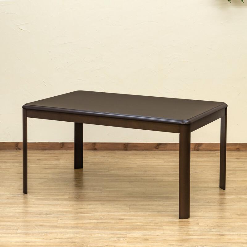 ダイニングコタツ&掛け布団セット135×85cm ブラウン ダイニングコタツ&掛け布団セット135×85cm ブラウン