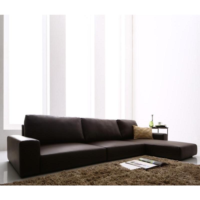 レザーソファセット ソファ3点セット ブラック・アイボリー・ブラウン