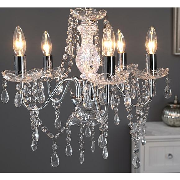 シャンデリア5灯 アンティーク照明 1年保証 PSEマーク付き 天井照明