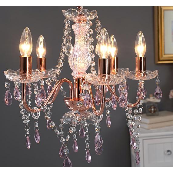 シャンデリア5灯 アンティーク照明 1年保証 PSEマーク付き 天井照明