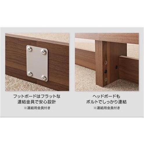 ワイドキングベッド200 分割 連結ベッド 棚・コンセント ワイドキングベッド200 分割 連結ベッド 棚・コンセント