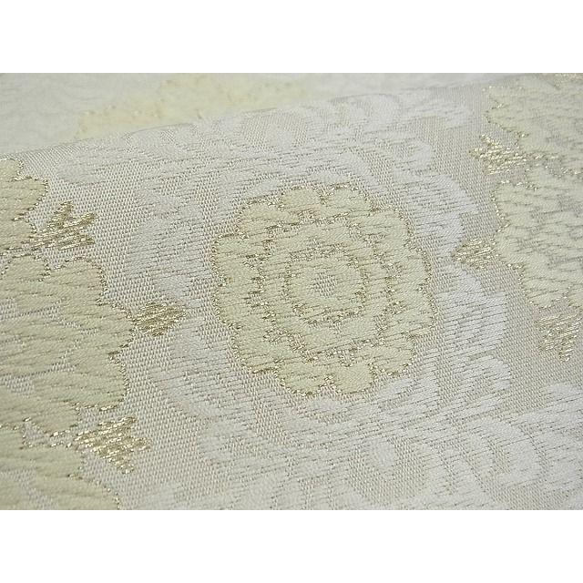 平和屋本店□極上 本場筑前博多織 大倉織物 誠之輔 八寸名古屋帯 宝相  