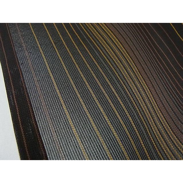 平和屋2□希少 夏物 本場黄八丈 夏黄八 紗紬 縞 伝統工芸士 西篠 平和屋2□希少 夏物 本場黄八丈 夏黄八 紗紬 縞 伝統工芸士 西篠