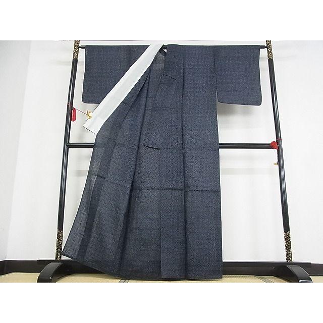 平和屋-こころ店■極上　夏物　重要無形文化財　本場宮古上布　七宝文　着丈161cm　裄丈64cm　苧麻　逸品　3kk3369｜peace-heiwa2019｜03