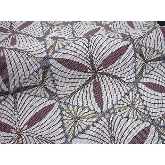 平和屋本店□極上 1897年創業 名門岡野 本場筑前博多織 千年工房 両面  