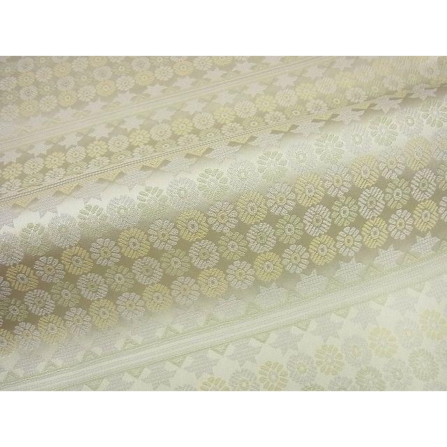 平和屋本店□極上 伝統工芸士 曽根武勇 両面 全通柄袋帯 名物裂 いちご  