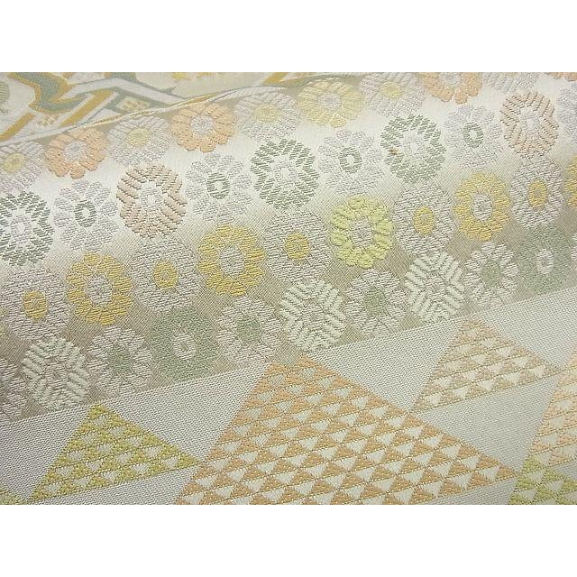 平和屋本店□極上 伝統工芸士 曽根武勇 両面 全通柄袋帯 名物裂 いちご  