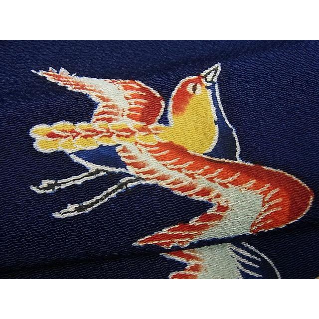 正絹 名古屋帯 ヨーロピアン図案 金彩 刺繍 ブラウン地 逸品