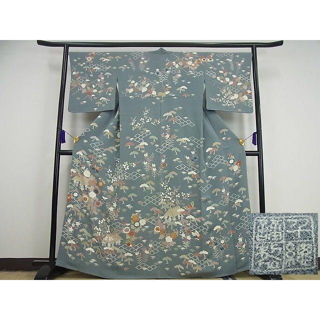 平和屋本店□希少 京都老舗 名門「千總」 訪問着 松坂屋 染織名作展 