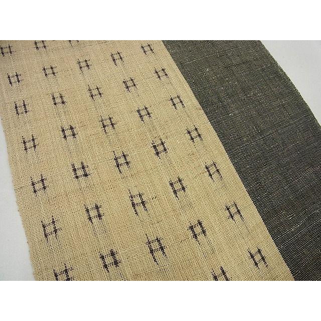 平和屋本店□極上 最高級 夏物 重要無形文化財 越後上布 麻匠 小河正義  