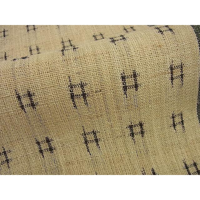 平和屋本店□極上 最高級 夏物 重要無形文化財 越後上布 麻匠 小河正義  