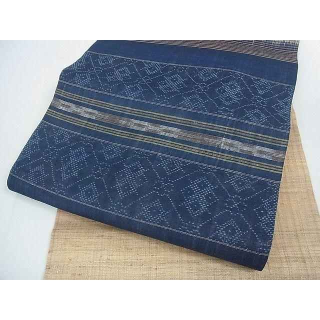 平和屋本店□希少 夏物 重要無形文化財 本場宮古上布 苧麻 九寸名古屋  