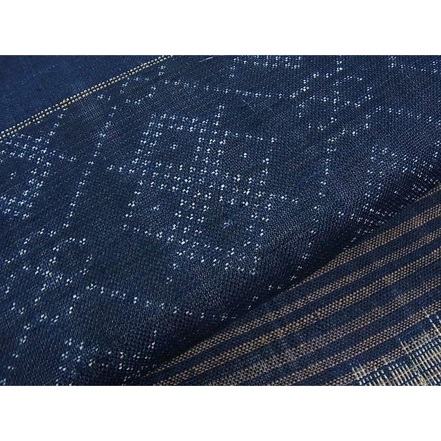 平和屋本店□希少 夏物 重要無形文化財 本場宮古上布 苧麻 九寸名古屋  