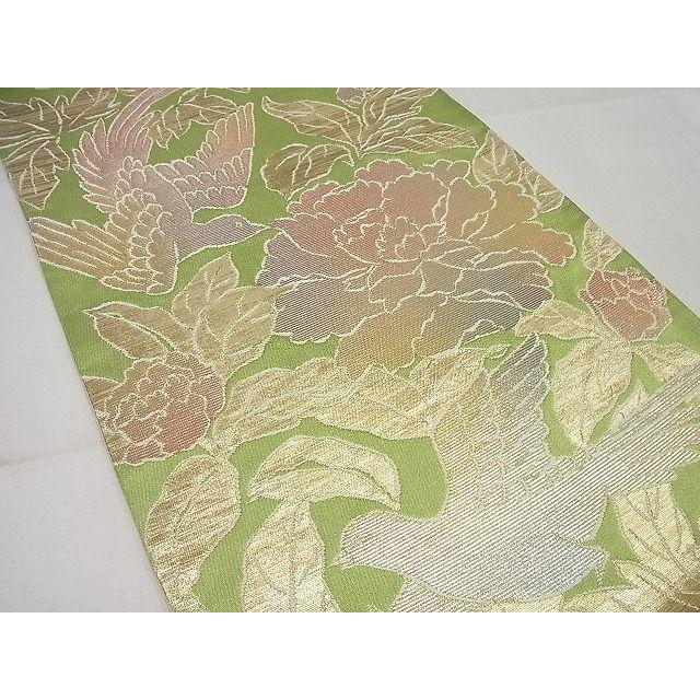 平和屋本店□極上 龍村美術織物 たつむら 六通柄袋帯 花鳥苑錦 平和屋本店□極上 龍村美術織物 たつむら 六通柄袋帯 花鳥苑錦