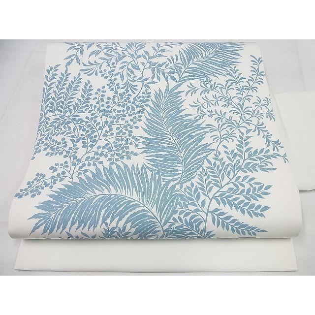 平和屋本店□極上 京都祇園の老舗 ぎをん齋藤 塩瀬 九寸名古屋帯 草花  