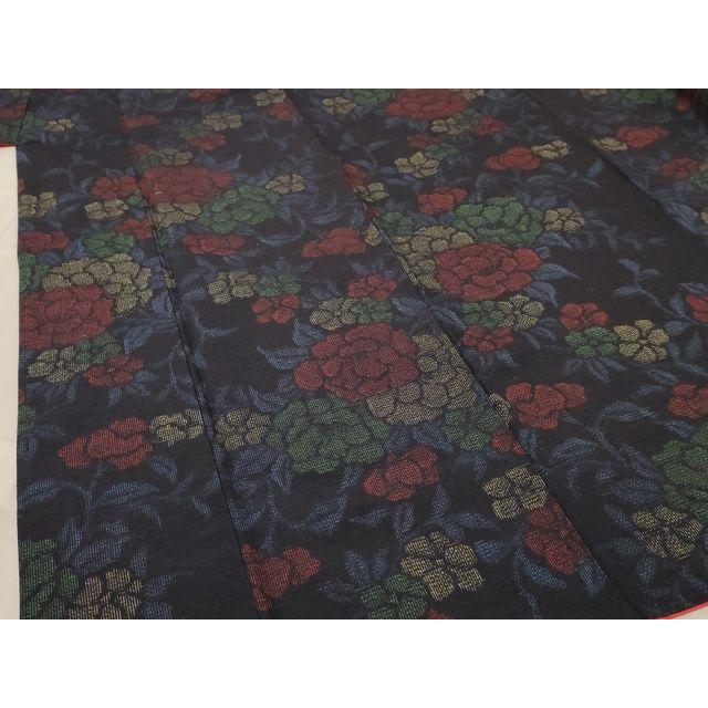 平和屋着物□上質な紬 草花文 正絹 逸品 AAAM1428Agk : 平和屋 - 通販  