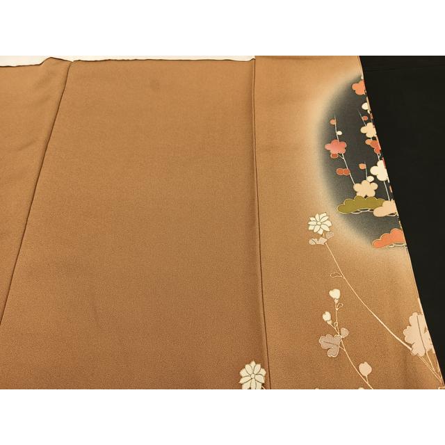 平和屋着物□訪問着 駒刺繍 春秋文 松竹梅 暈し染め 金彩 高島屋扱い  