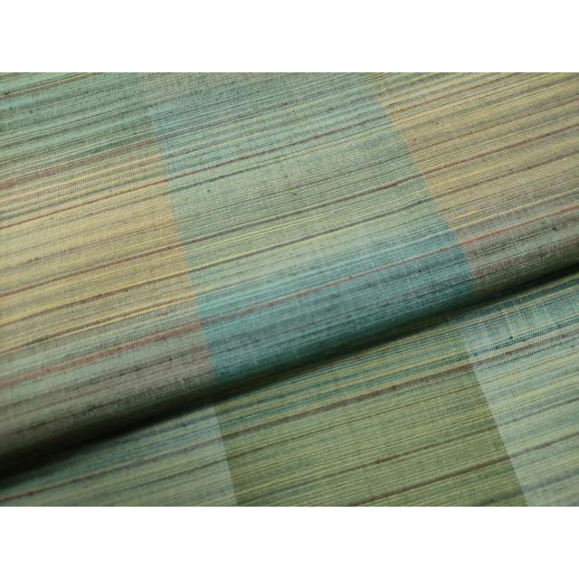 平和屋着物○上質な紬 横段文 胴抜き仕立て 正絹 逸品 CAAS7110yc