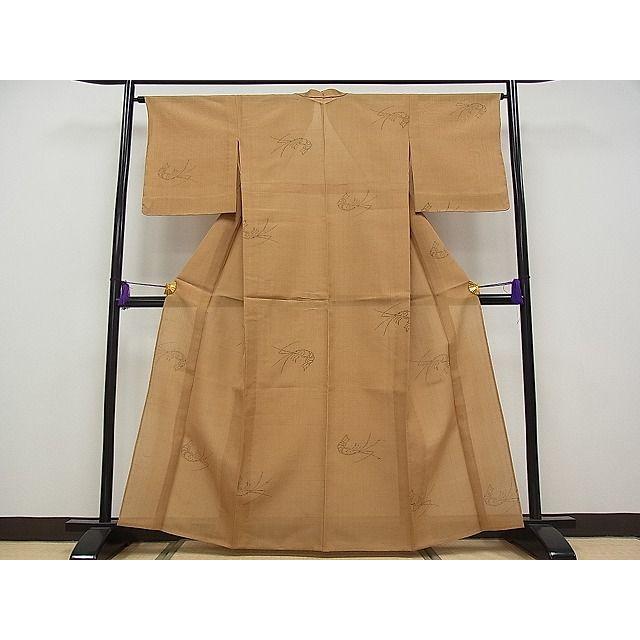 平和屋本店□極上 夏物 重要無形文化財 本場宮古上布 苧麻 あられ文様