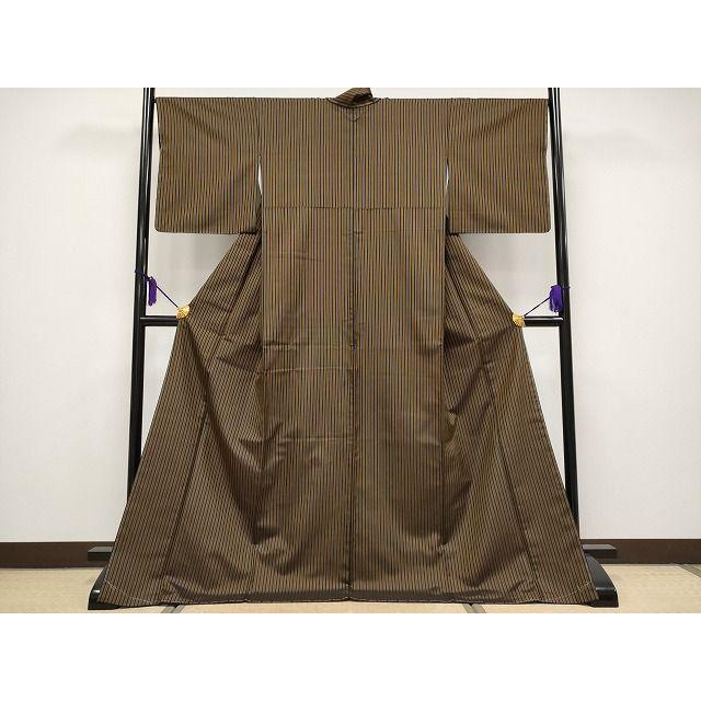 平和屋本店□希少 本場黄八丈 黒八丈 まるまなこ 紬 伝統工芸士 平和屋本店□希少 本場黄八丈 黒八丈 まるまなこ 紬 伝統工芸士