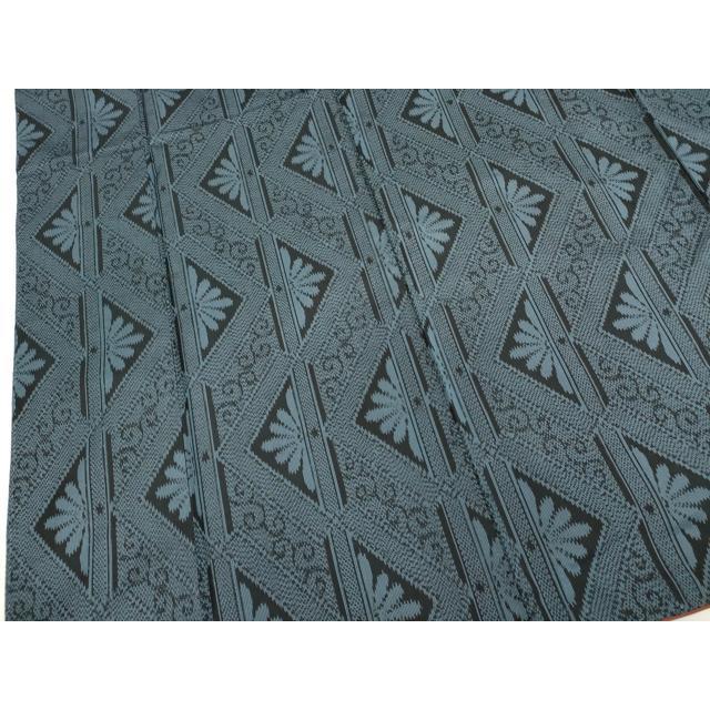 平和屋着物●上質な紬　変わり間道　正絹　逸品　DAAU5043ps 平和屋着物○上質な紬 変わり間道 正絹 逸品 DAAU5043ps