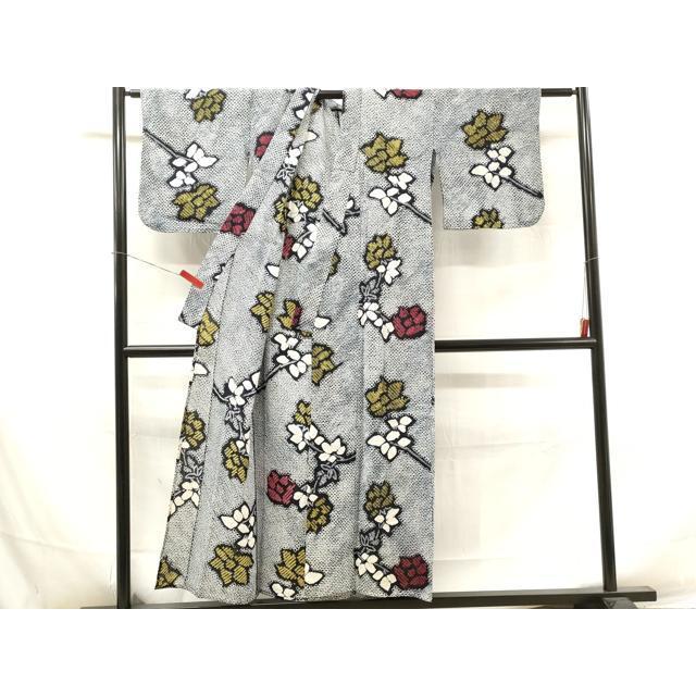 eふれんず◇有松鳴海絞り 夏物 浴衣 舞花文 綿◇am1124 【公式通販】