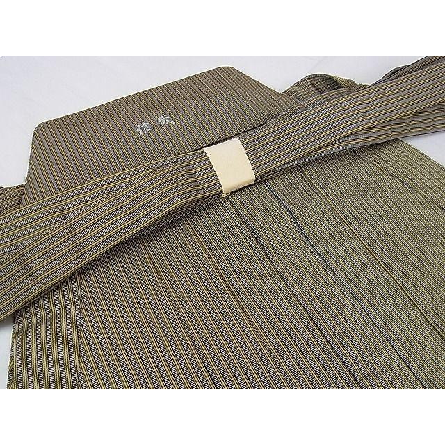 平和屋本店□極上 男性 人間国宝 甲田綏郎 精好仙台平 馬乗 